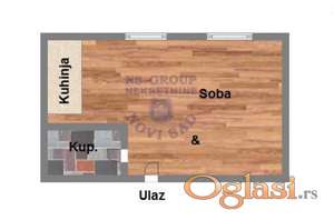 Odlična garsonjera u izgradnji na Telepu! 27m2